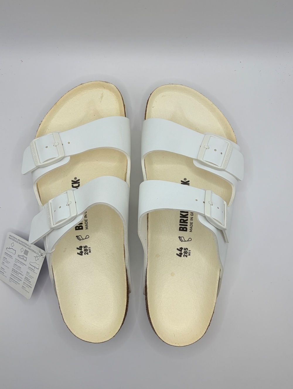 Birkenstock‎ Arizona BS Triples White Sandals Size 44 US 11